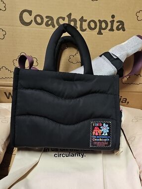 Coach CBC05 Coachtopia Alter Ego Loop Mini Black Tote Bag NWT
